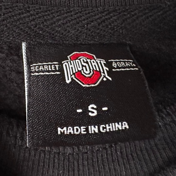 🏈OHIO STATE BUCKEYES🏈crewneck sweatshirt in Black - Picture 4 of 8